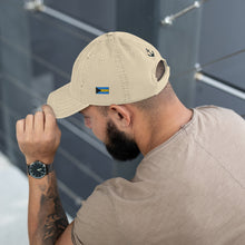 Load image into Gallery viewer, UB King Distressed Dad Hat
